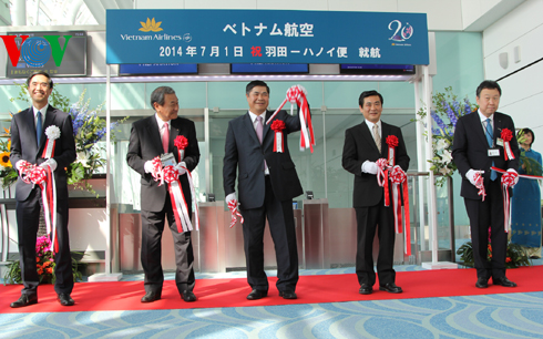 เวียดนามแอร์ไลน์เปิดเส้นทางบินฮานอย - ฮะเนะดะประเทศญี่ปุ่น